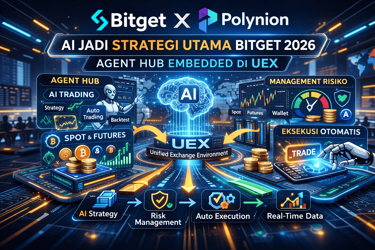 AI Strategi Bitget 2026 Embedded di UEX
