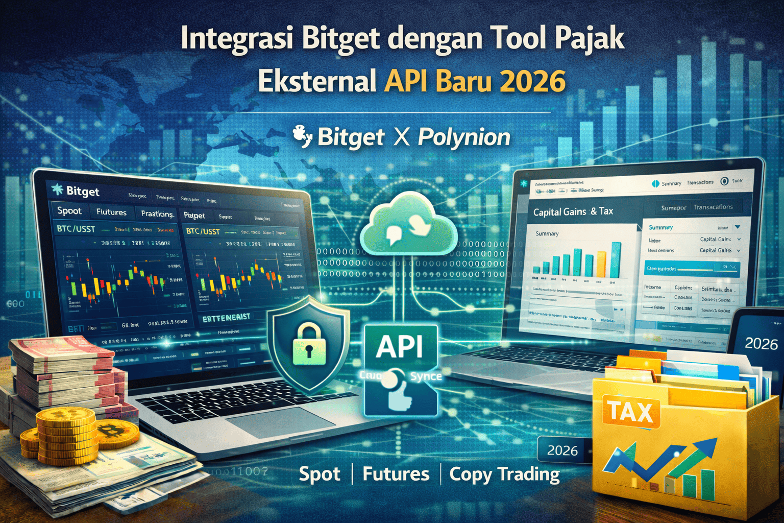 Integrasi Bitget Tool Pajak API Baru 2026