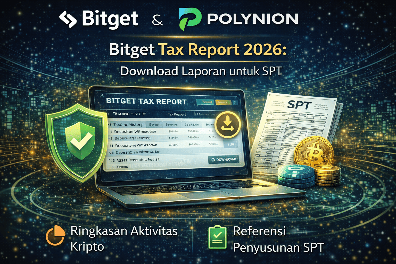 Bitget Tax Report 2026: Download Laporan untuk SPT