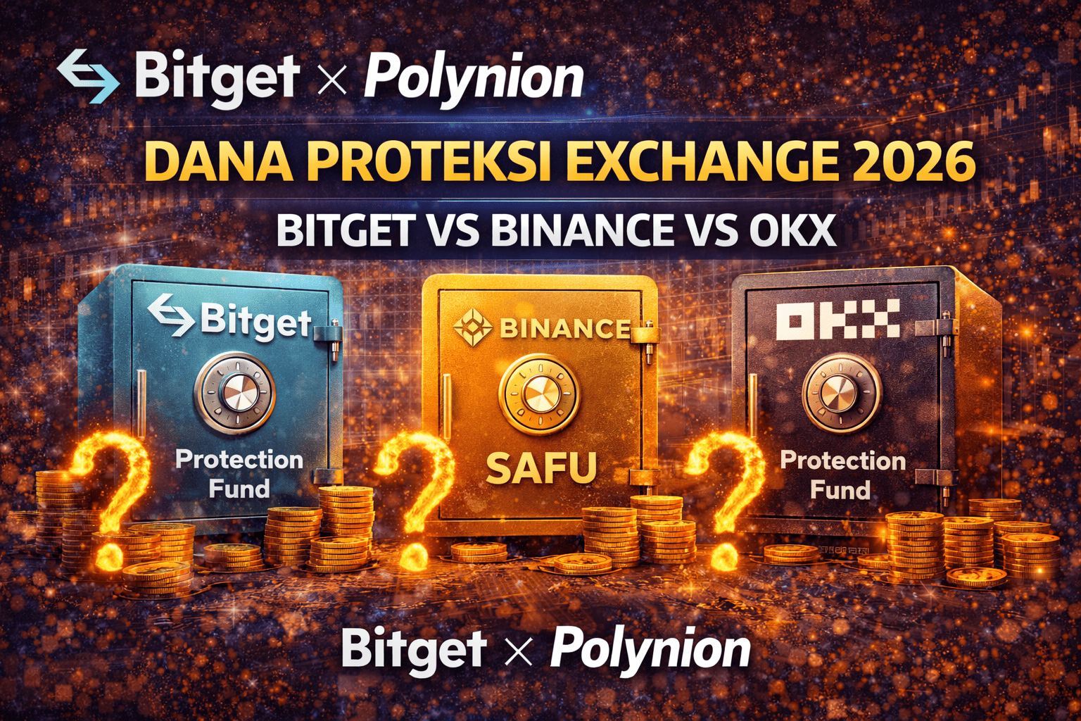 Dana Proteksi Exchange 2026: Bitget vs Binance vs OKX