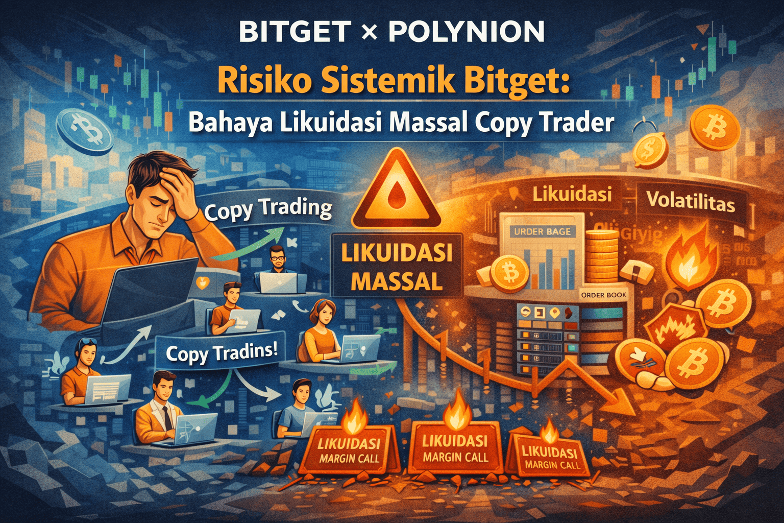 Risiko Sistemik Bitget: Bahaya Likuidasi Massal Copy Trader