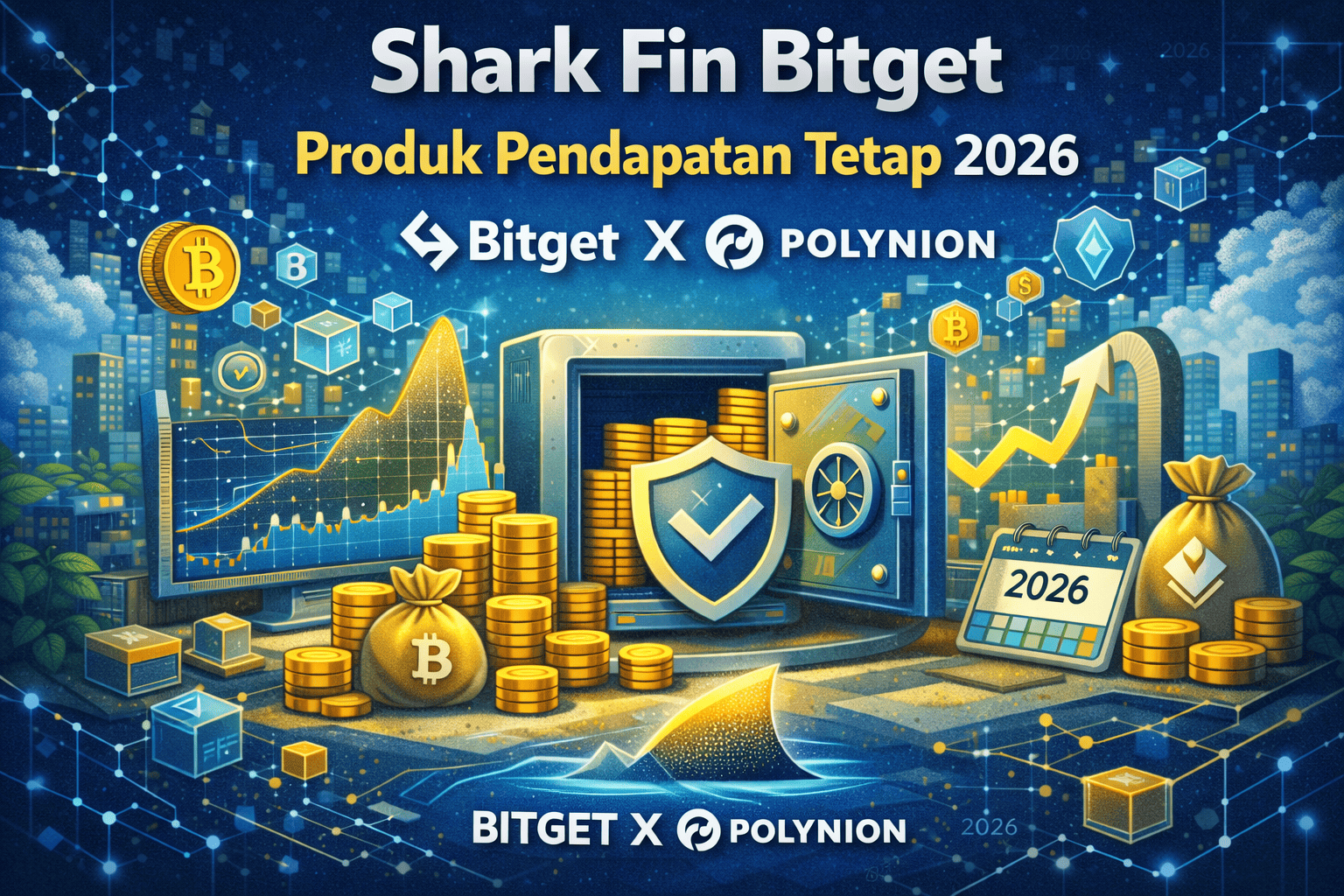 Shark Fin Bitget: Produk Pendapatan Tetap 2026