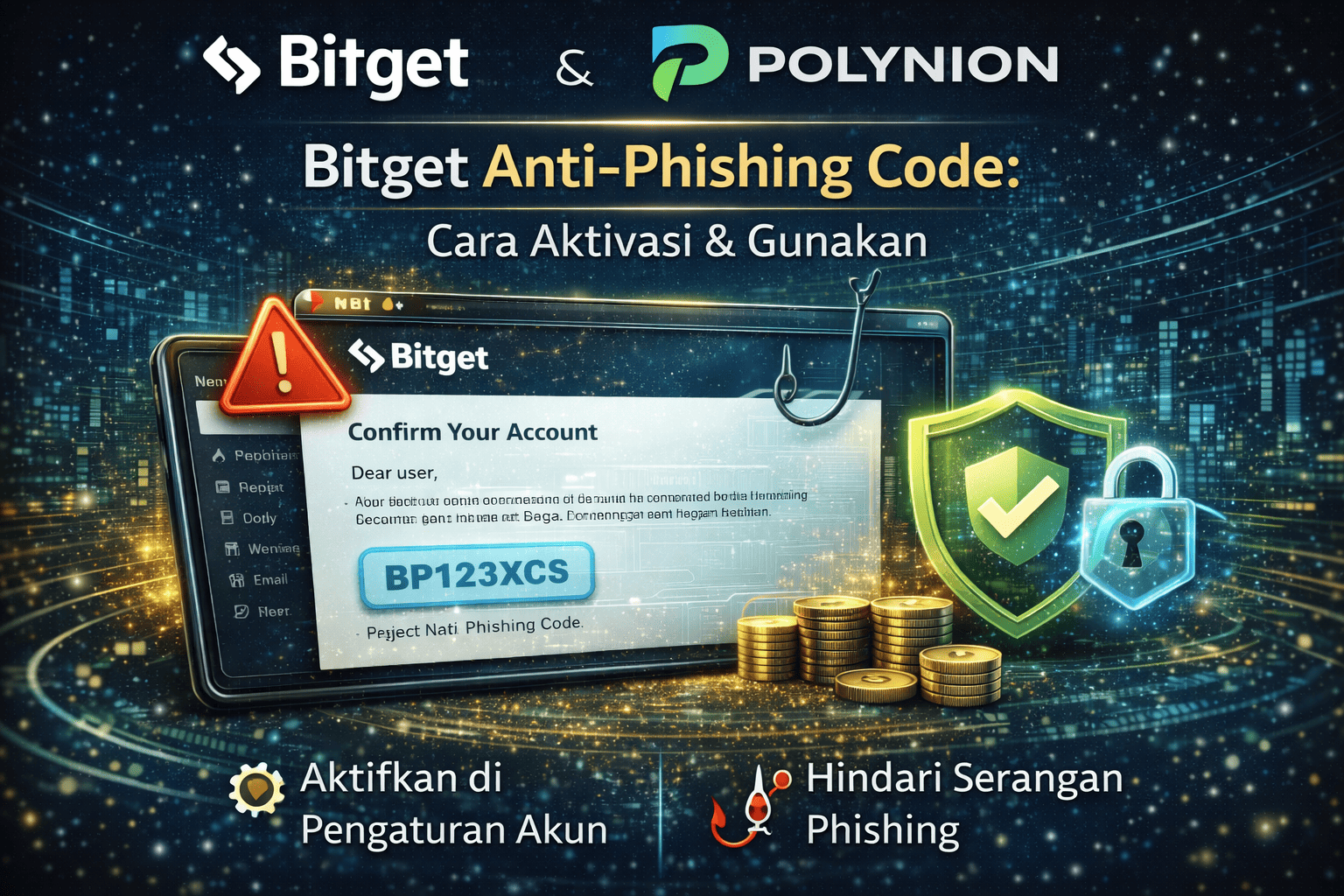 Bitget Anti-Phishing Code: Cara Aktivasi & Gunakan