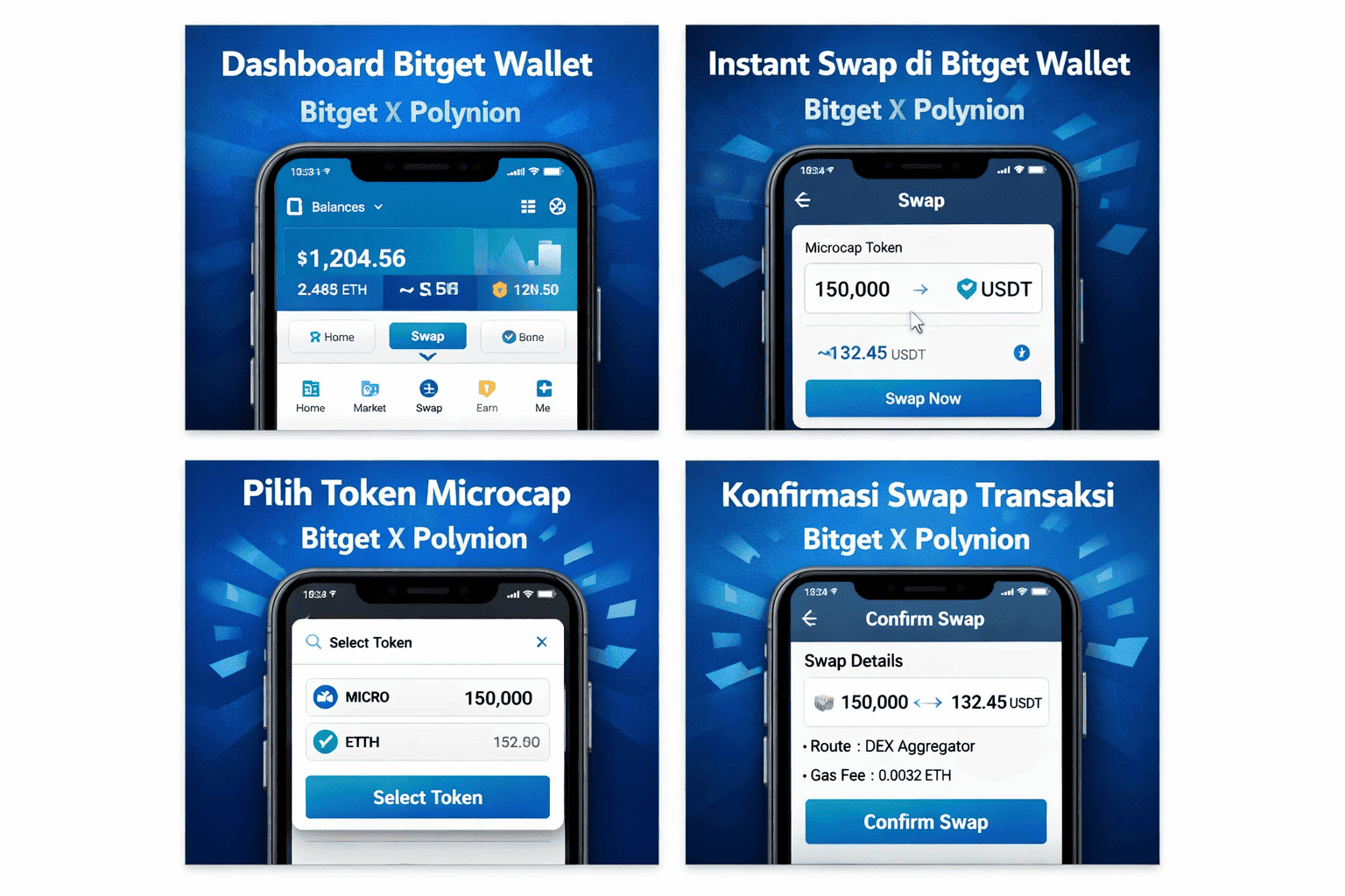 Tutorial Instant Swap Bitget Wallet untuk Token Microcap